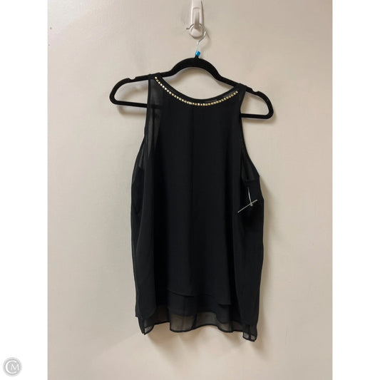 Top Sleeveless By Limited In Black, Size: M