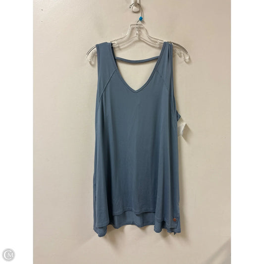 Athletic Tank Top By Livi Active In Blue, Size: 1x