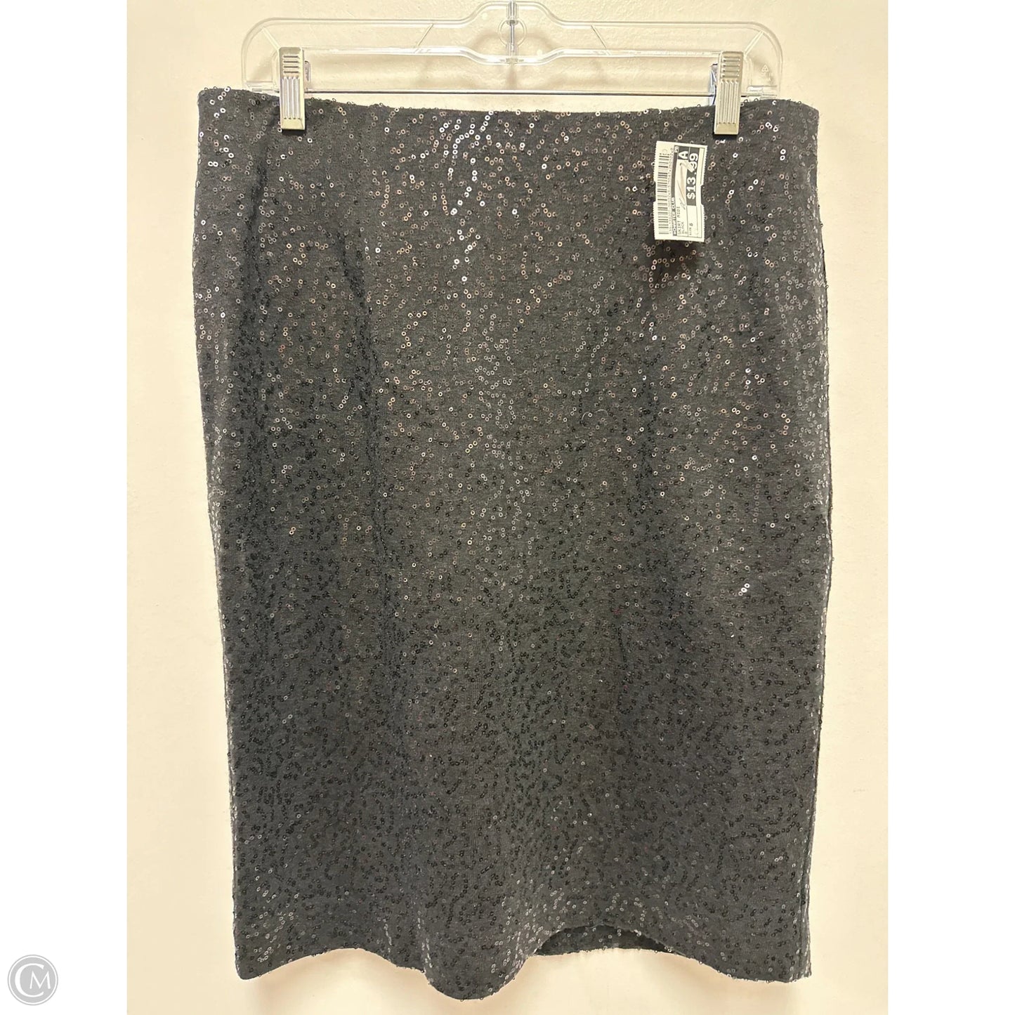 Skirt Midi By Charter Club In Black, Size: 8