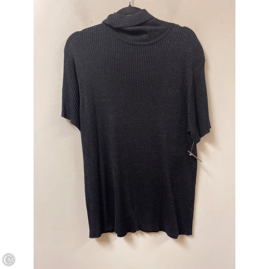 Sweater Short Sleeve By Daisy Fuentes In Black, Size: 3x