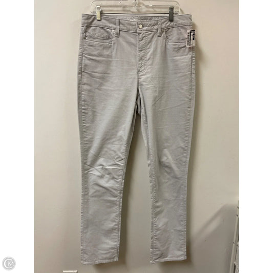 Pants Corduroy By Lands End In Grey, Size: 10