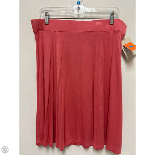 Skirt Midi By Merona In Pink, Size: 12
