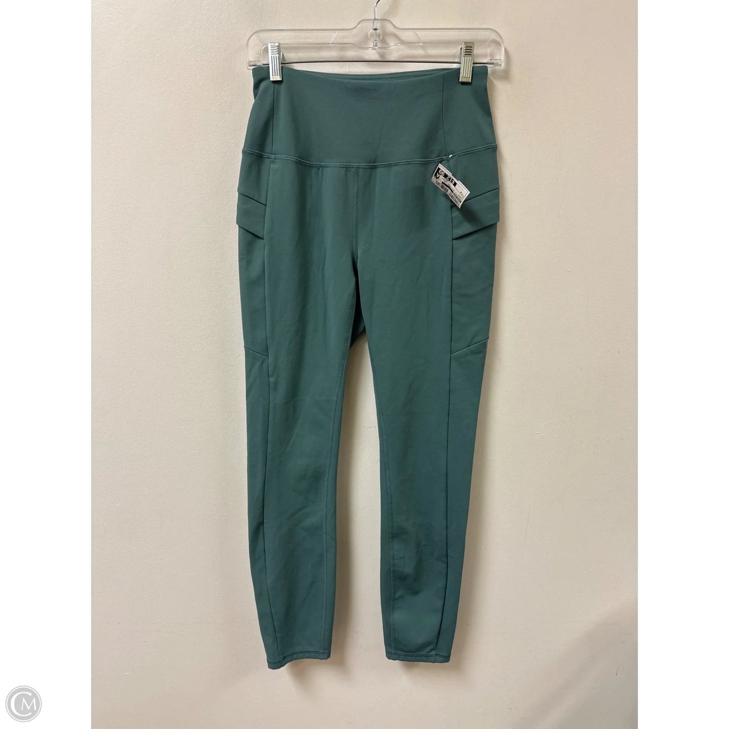 Athletic Leggings By Avalanche In Green, Size: M