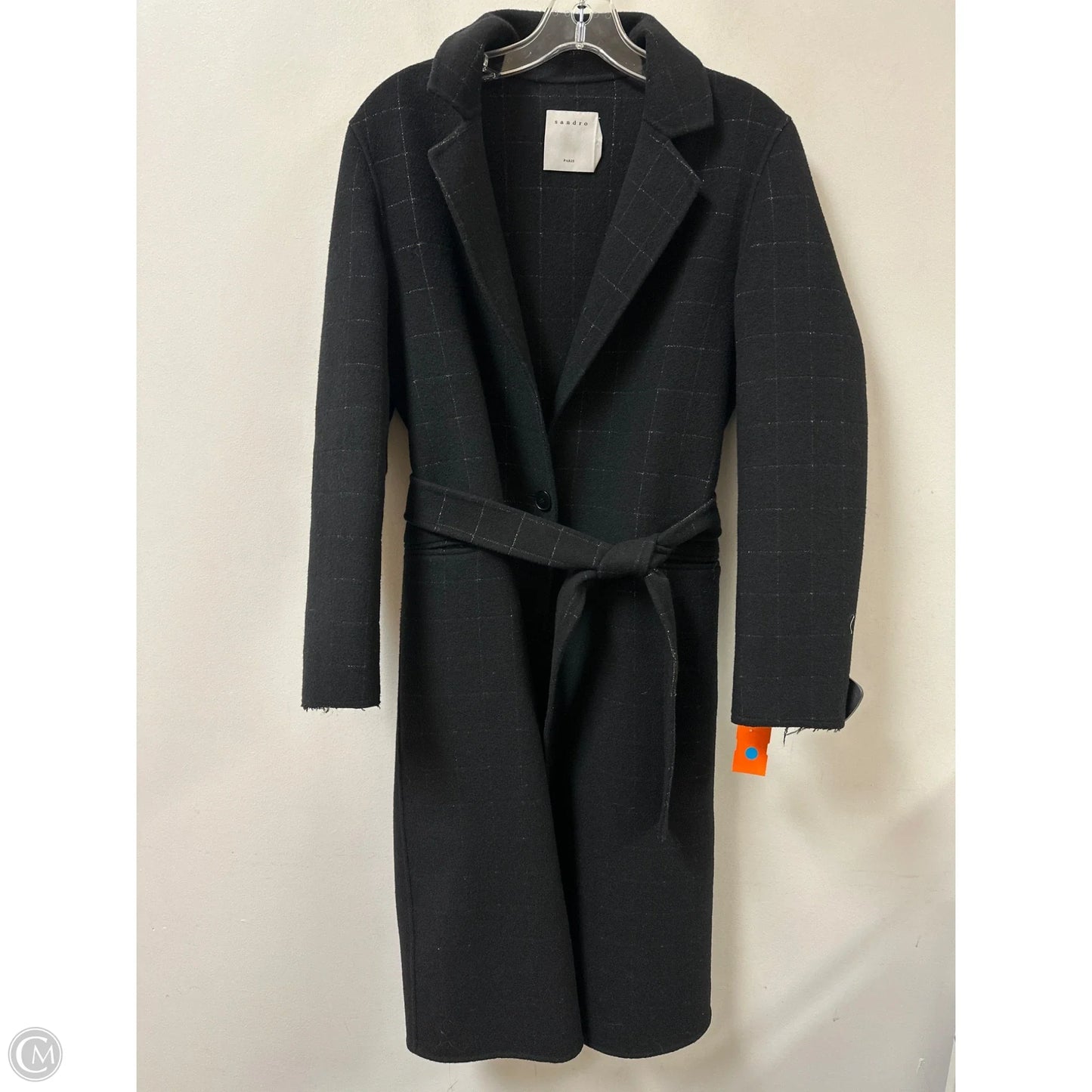 Coat Designer By Sandro In Black, Size: Xs