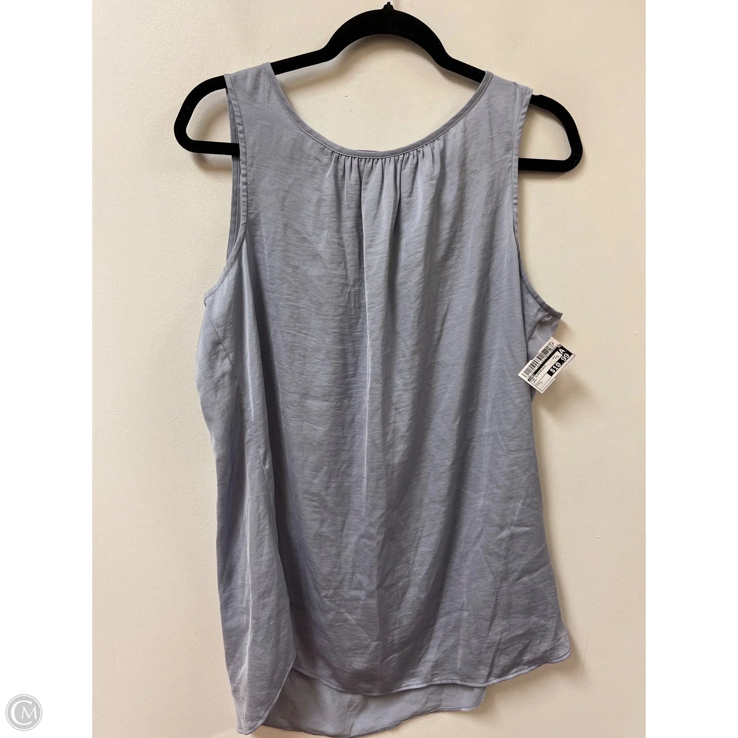 Top Sleeveless By Cabi In Grey, Size: L
