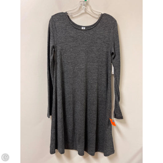 Dress Casual Midi By Old Navy In Grey, Size: S