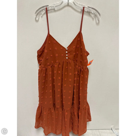 Dress Casual Short By Entro In Orange, Size: L