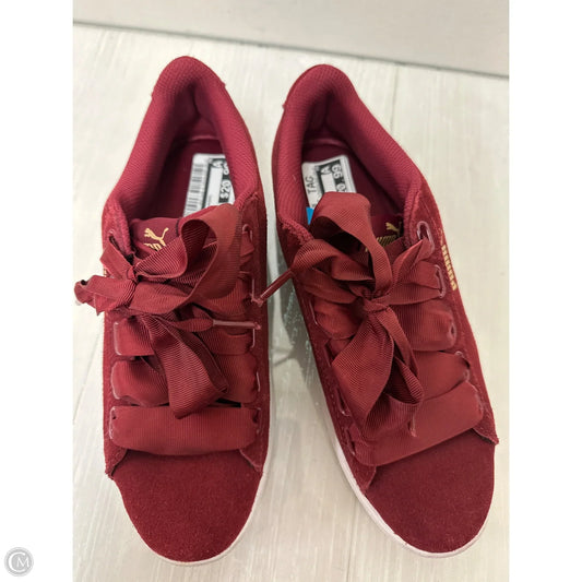 Shoes Sneakers By Puma In Red, Size: 8