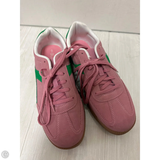 Shoes Sneakers By No Boundaries In Green & Pink, Size: 9