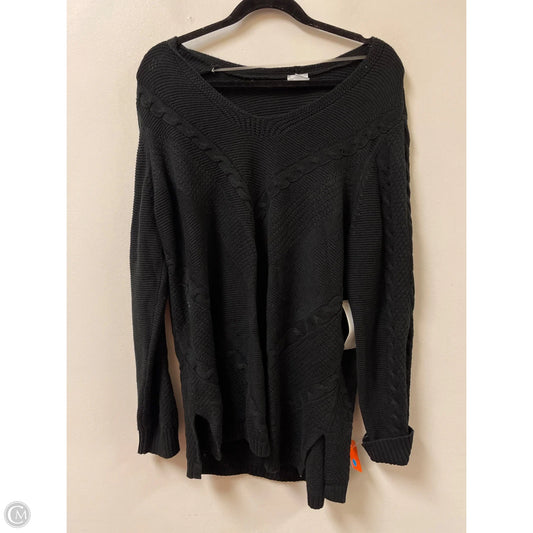 Sweater By Chicos In Black, Size: Xl