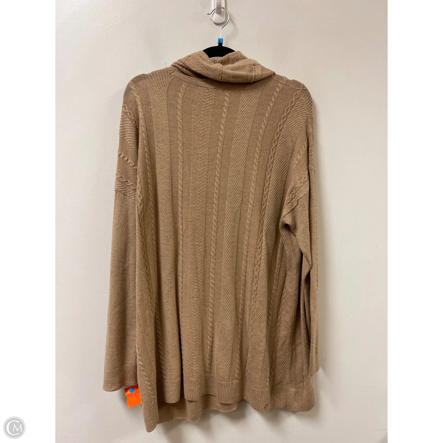 Sweater By Chicos In Brown, Size: Xl