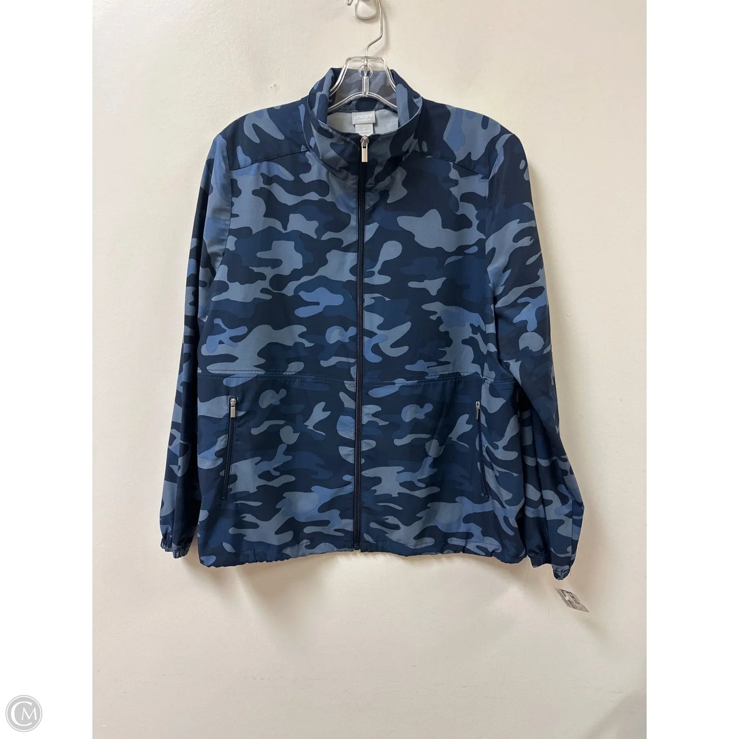 Jacket Other By Chicos In Camouflage Print, Size: L