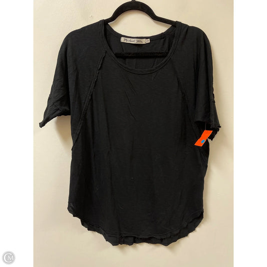 Top Short Sleeve By Michael Stars In Black, Size: Osfm