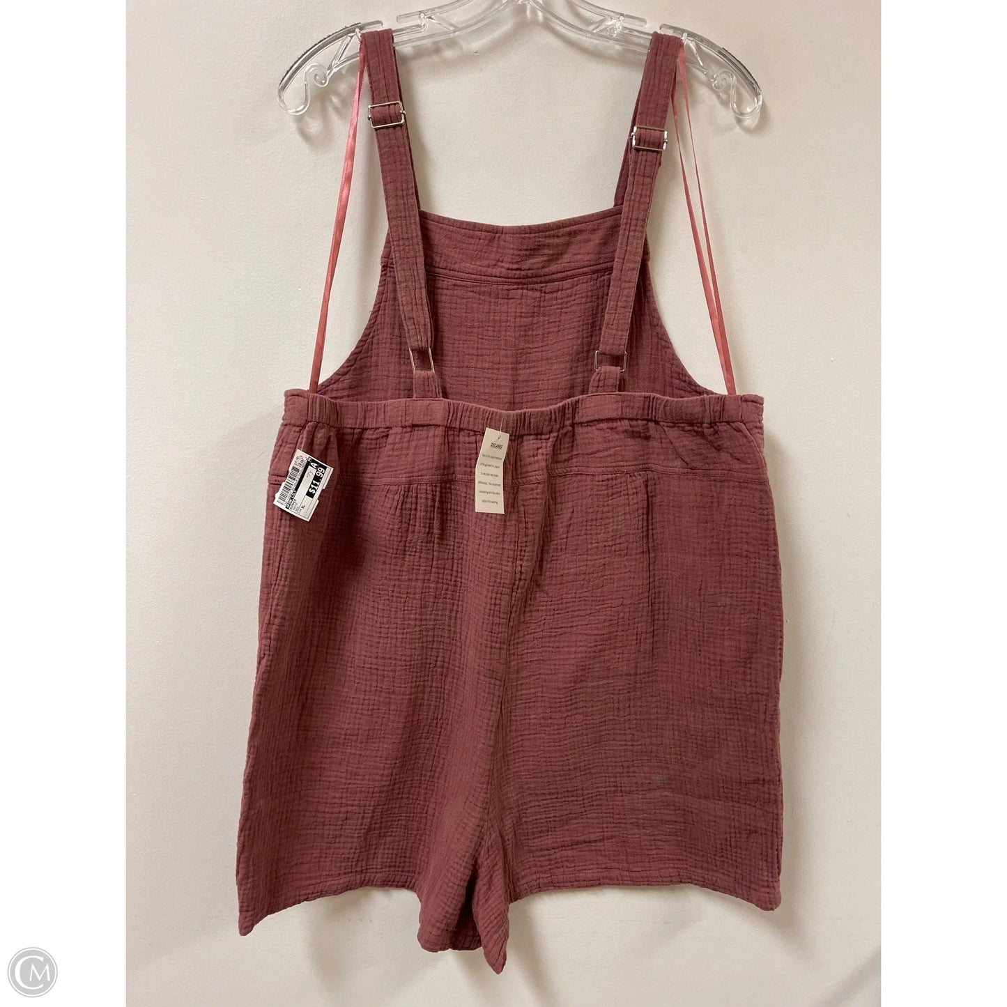 Romper By Pink Lily In Mauve, Size: Xl