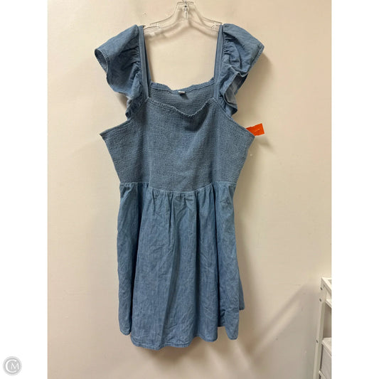 Dress Casual Short By Old Navy In Blue Denim, Size: 3x