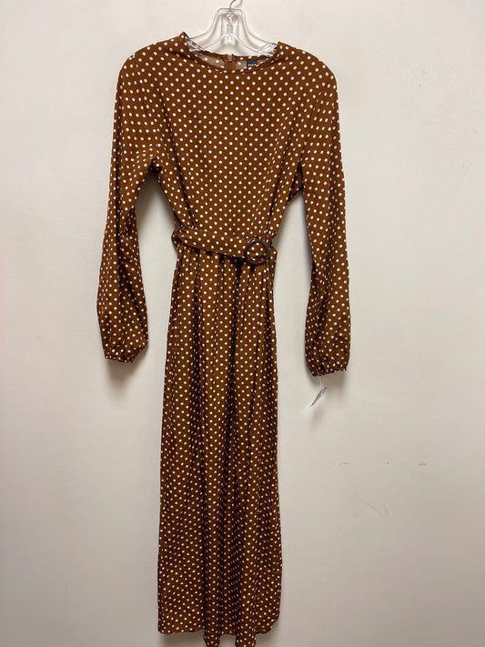 Dress Casual Maxi By Shein In Brown, Size: S