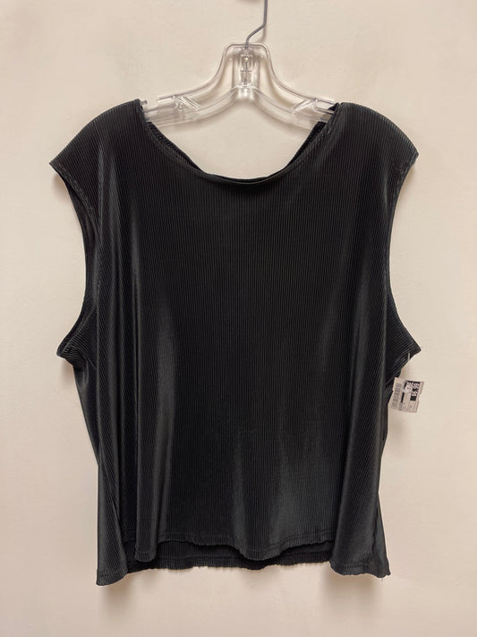 Tank Top By Briggs In Black, Size: 3x