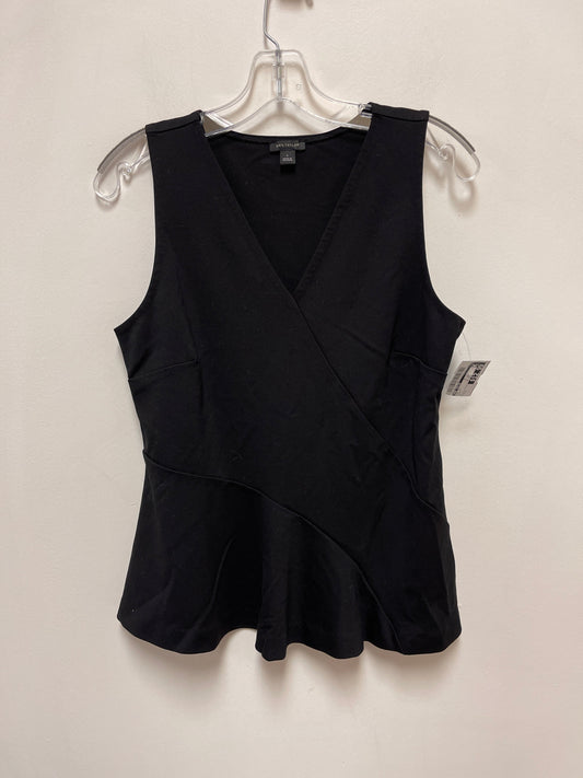 Top Short Sleeve By Ann Taylor In Black, Size: S