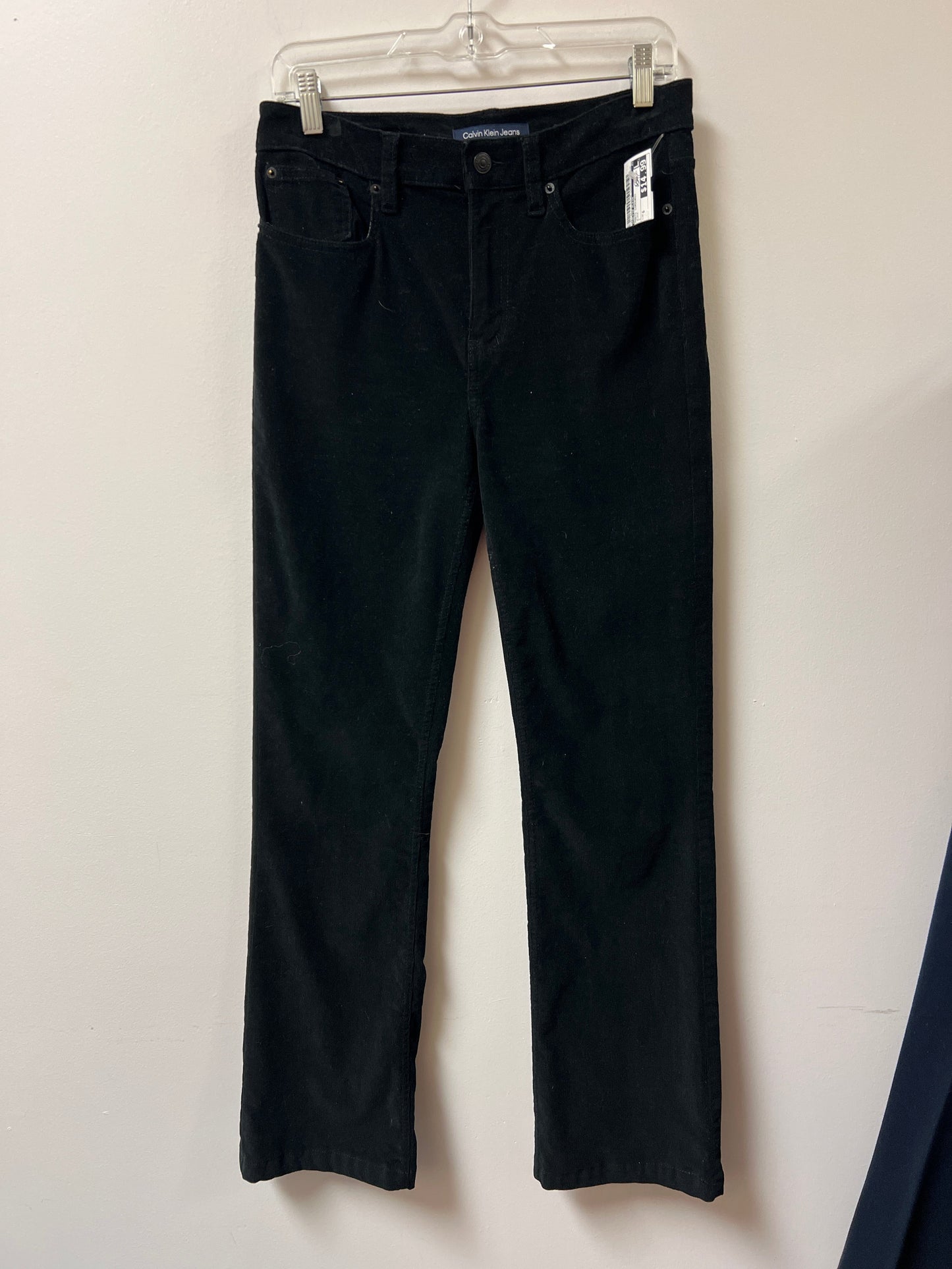 Pants Corduroy By Calvin Klein In Black, Size: 6