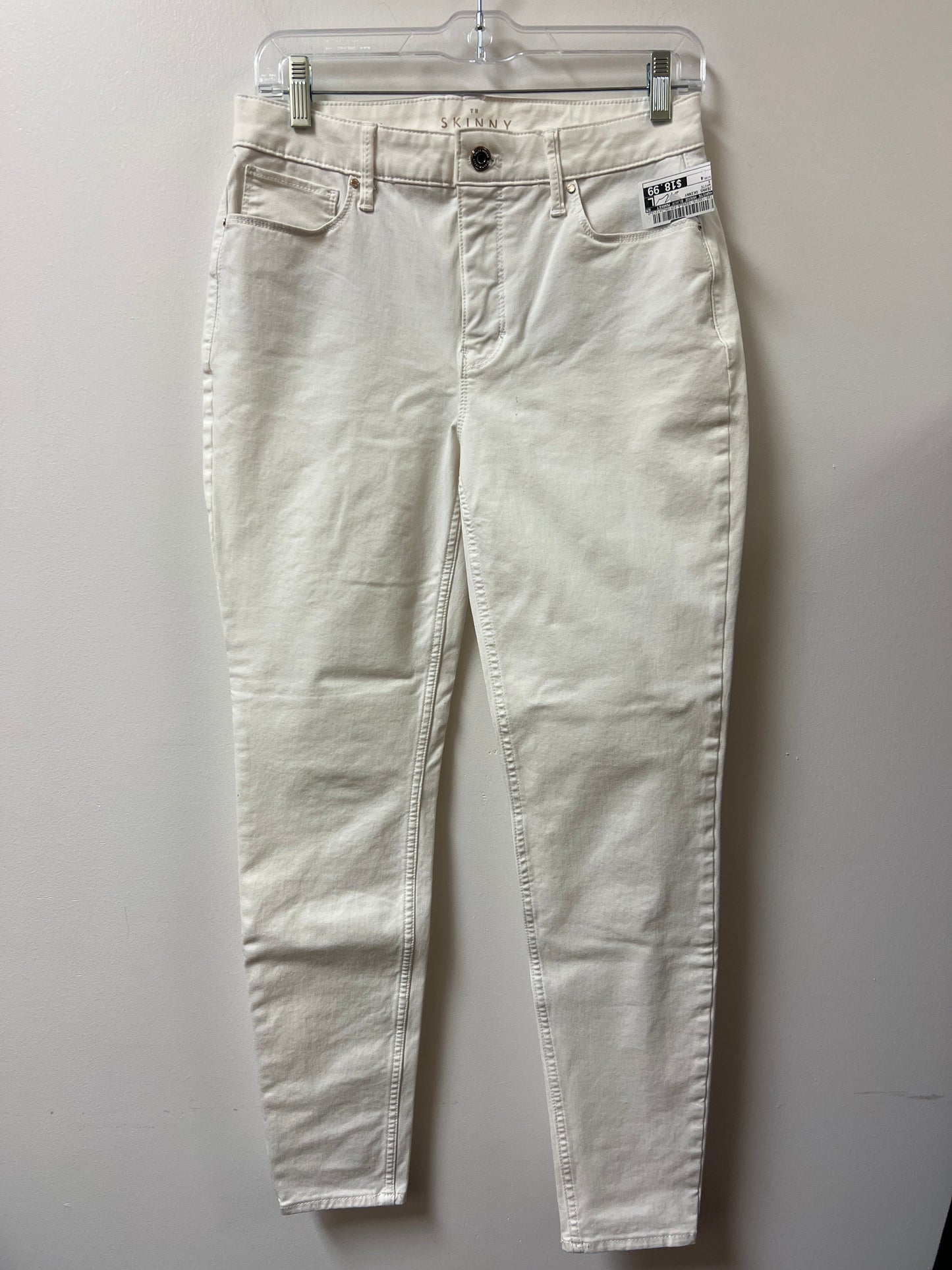 Jeans Skinny By White House Black Market In White, Size: 4