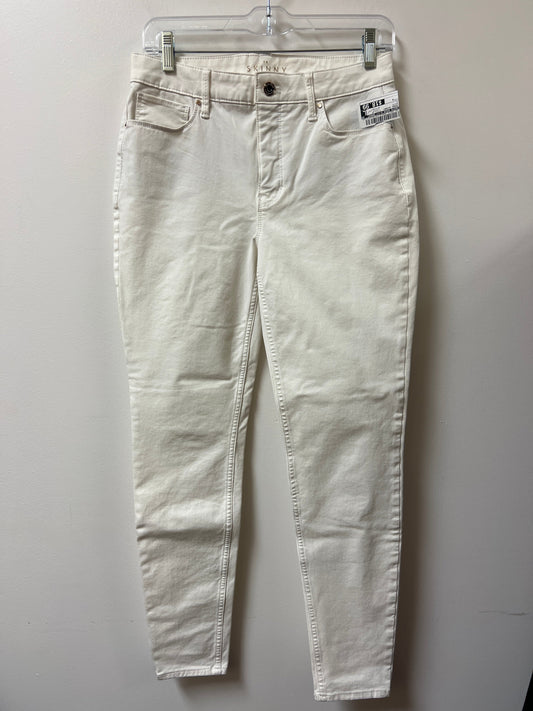 Jeans Skinny By White House Black Market In White, Size: 4