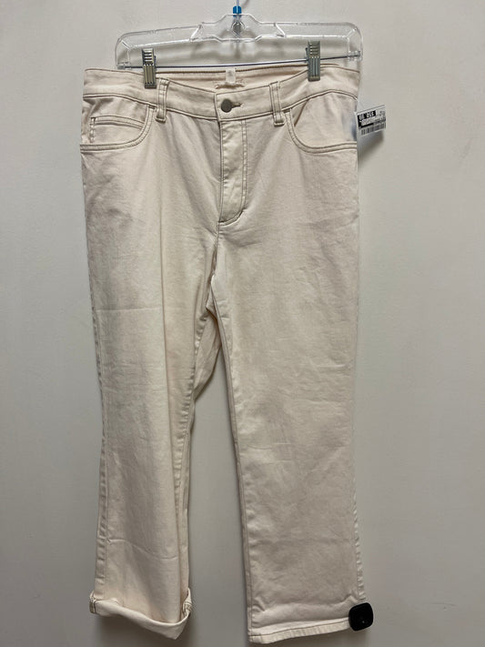 Pants Cropped By Eileen Fisher In Tan, Size: 10