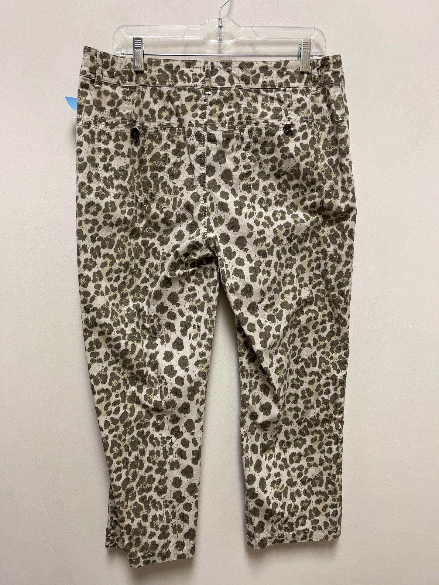 Pants Cropped By Tribal In Animal Print, Size: 10