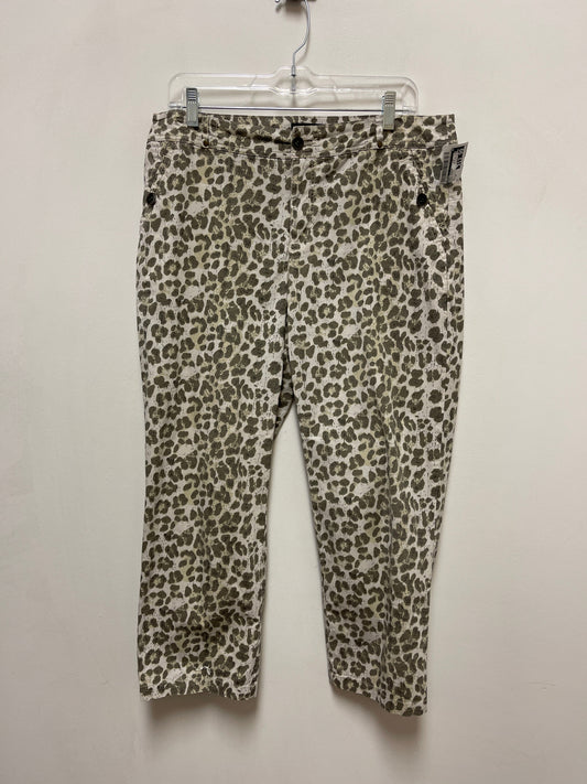 Pants Cropped By Tribal In Animal Print, Size: 10