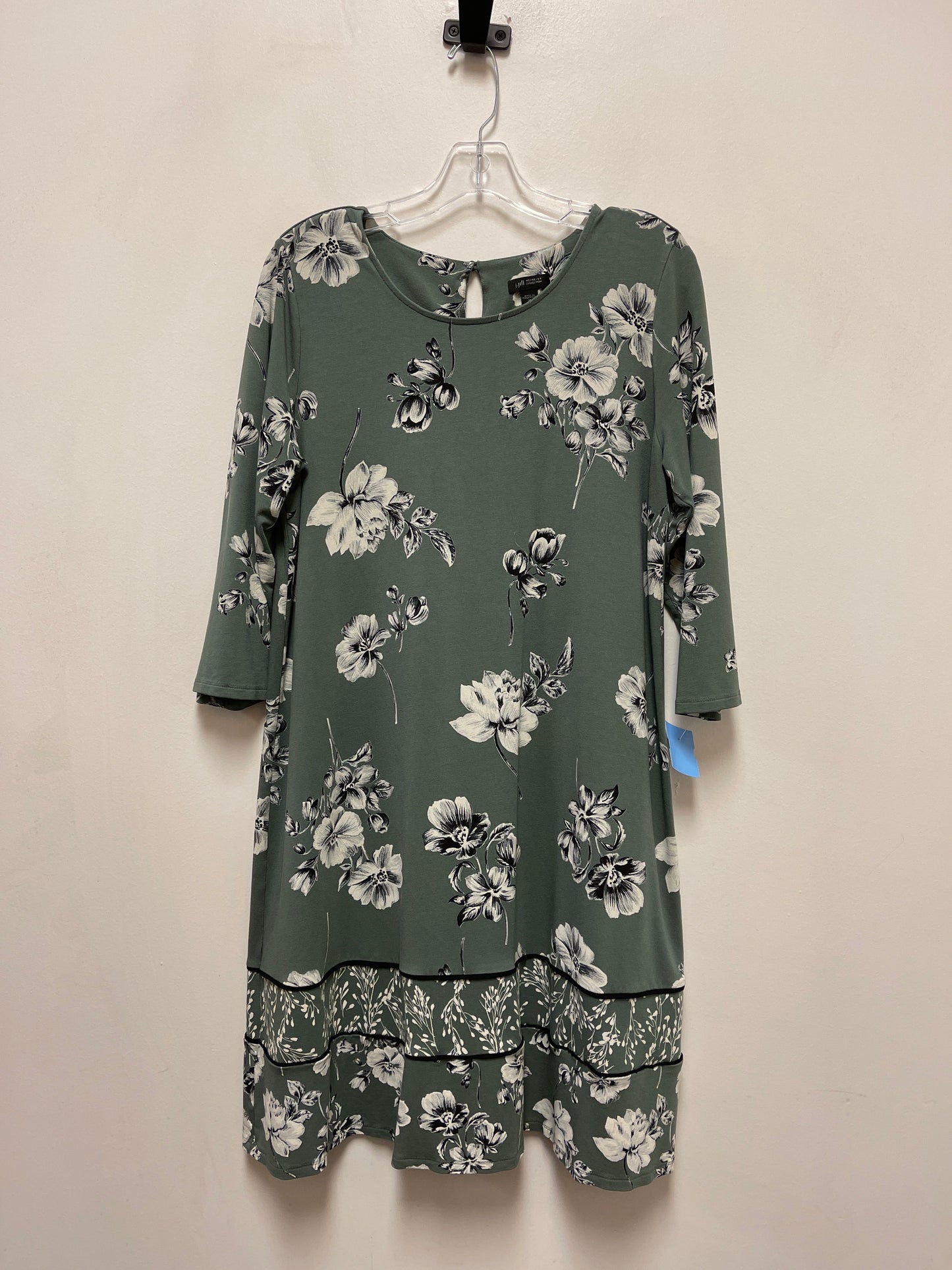 Dress Casual Midi By J. Jill In Green, Size: M