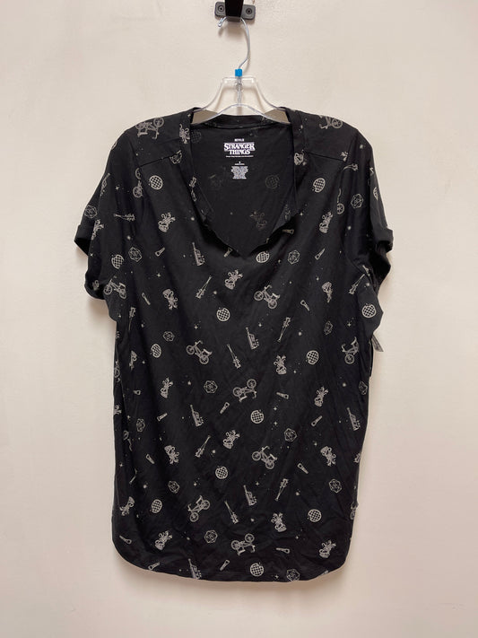 Top Short Sleeve By Torrid In Black, Size: 2x