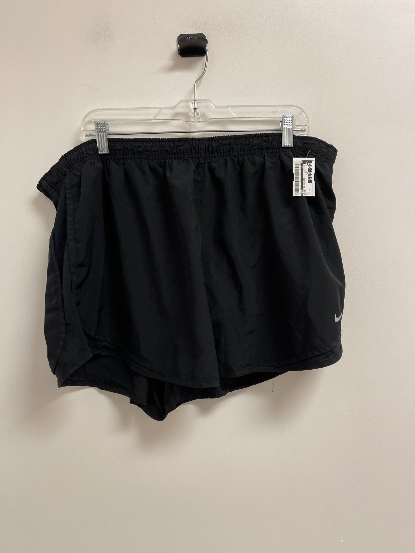 Athletic Shorts By Nike In Black, Size: 3x