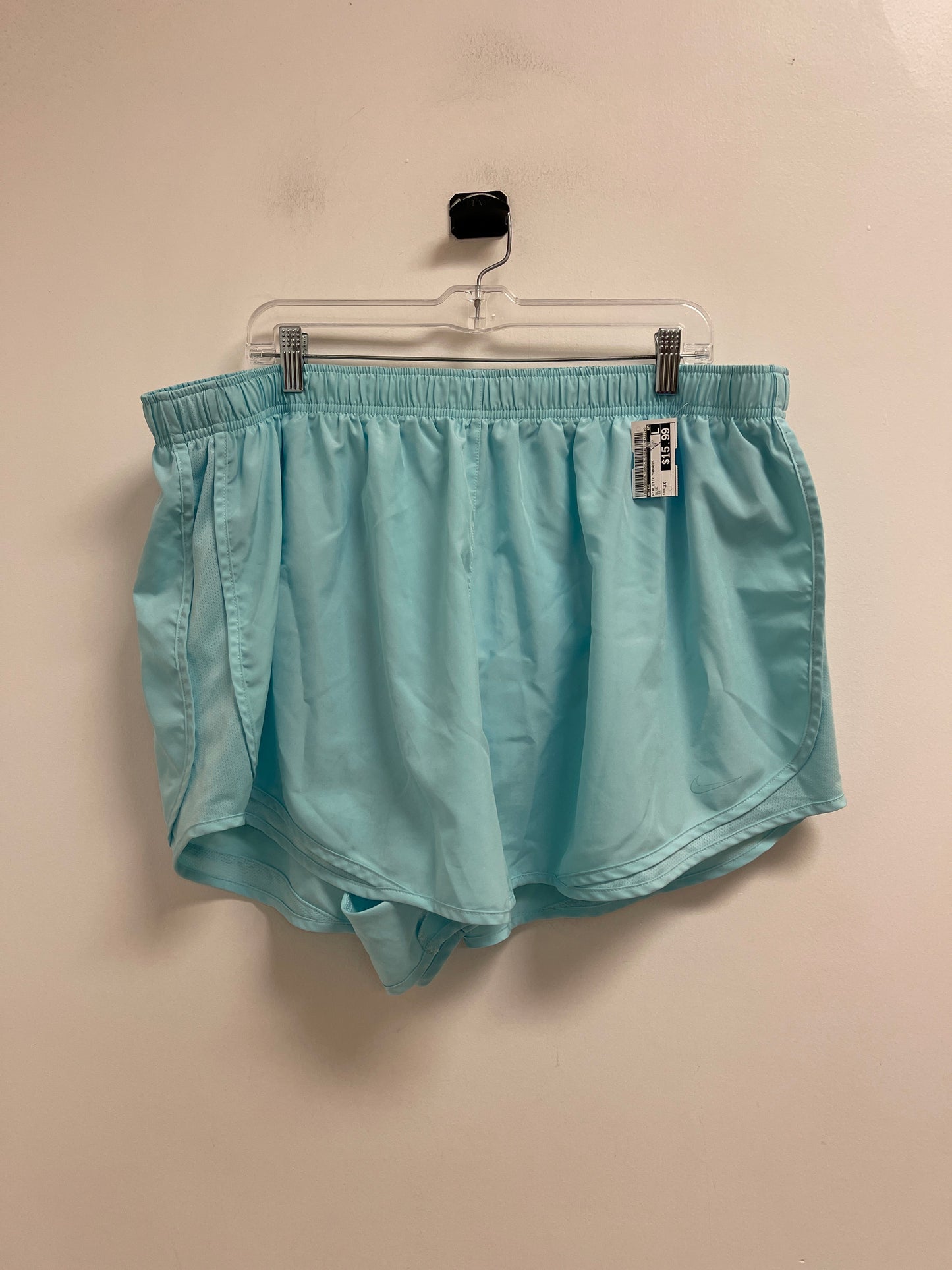 Athletic Shorts By Nike In Blue, Size: 3x