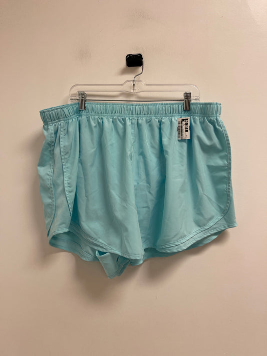 Athletic Shorts By Nike In Blue, Size: 3x