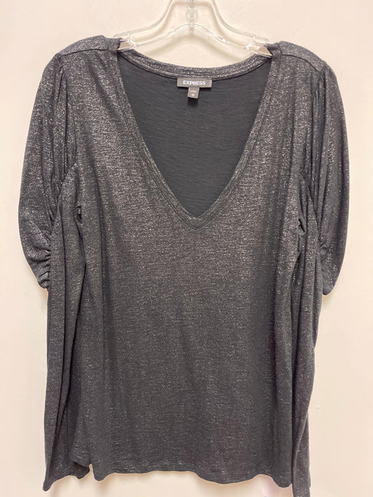 Top Long Sleeve By Express In Black, Size: M