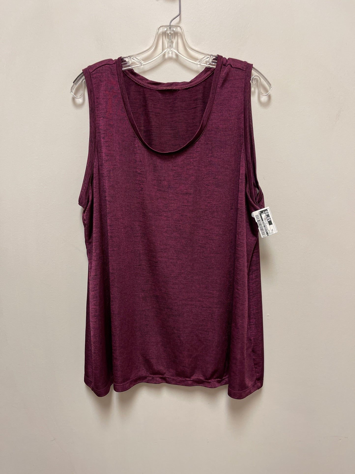 Top Sleeveless By Clothes Mentor In Purple, Size: Xl