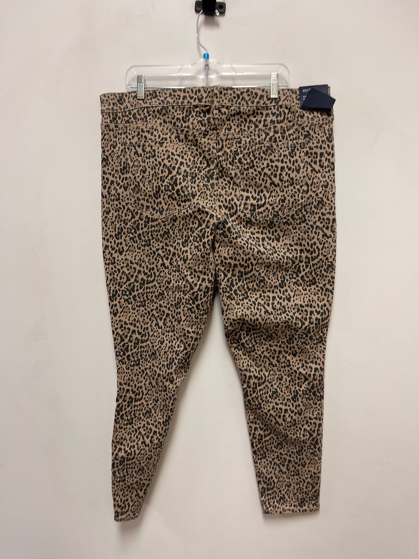 Jeans Skinny By Gap In Animal Print, Size: 20