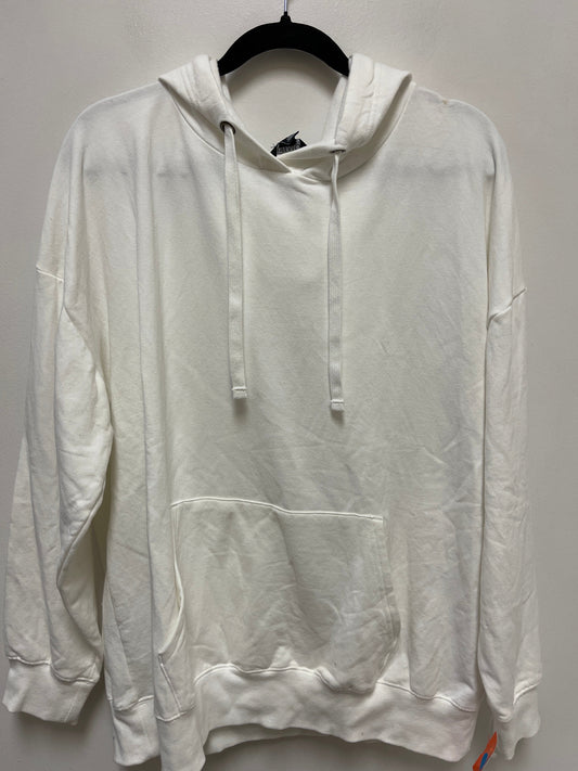 Sweatshirt Hoodie By Buffalo David Bitton In White, Size: Xl