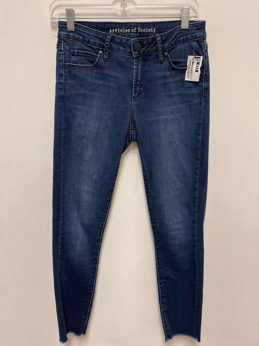 Jeans Skinny By Articles Of Society In Blue Denim, Size: 2