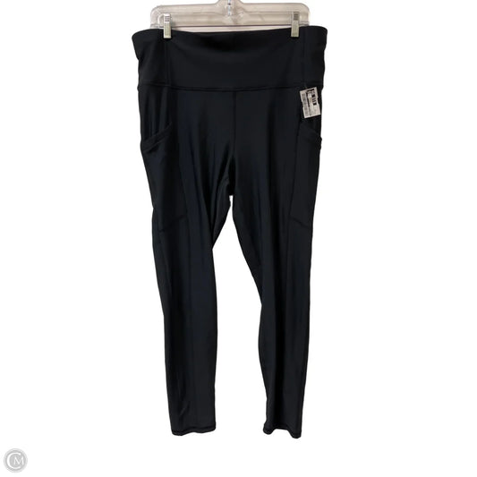 Athletic Leggings By Fabletics In Black, Size: 1x