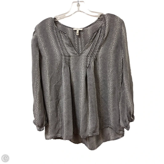 Top Long Sleeve By Joie In Grey, Size: S