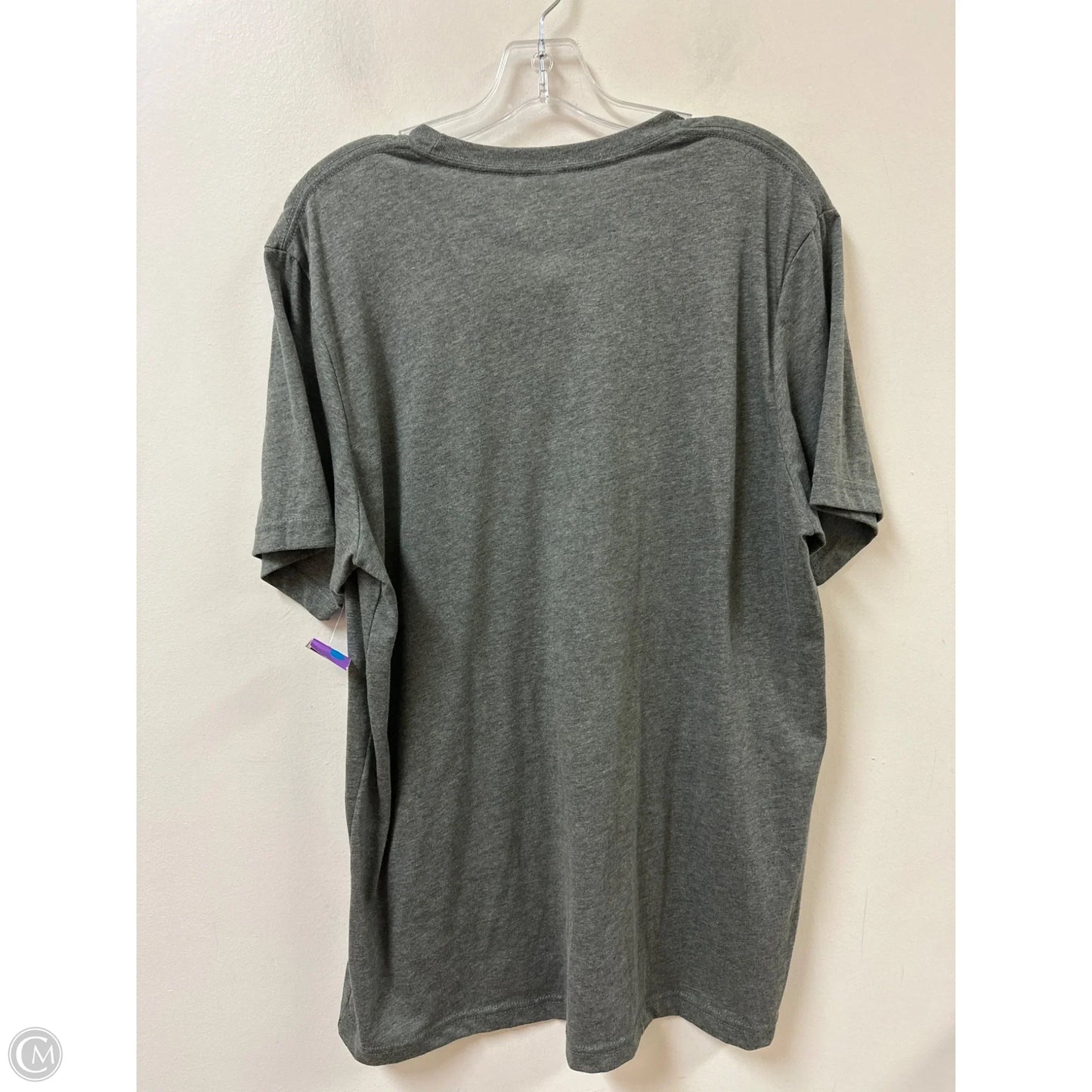 Top Short Sleeve By Clothes Mentor In Grey, Size: Xl
