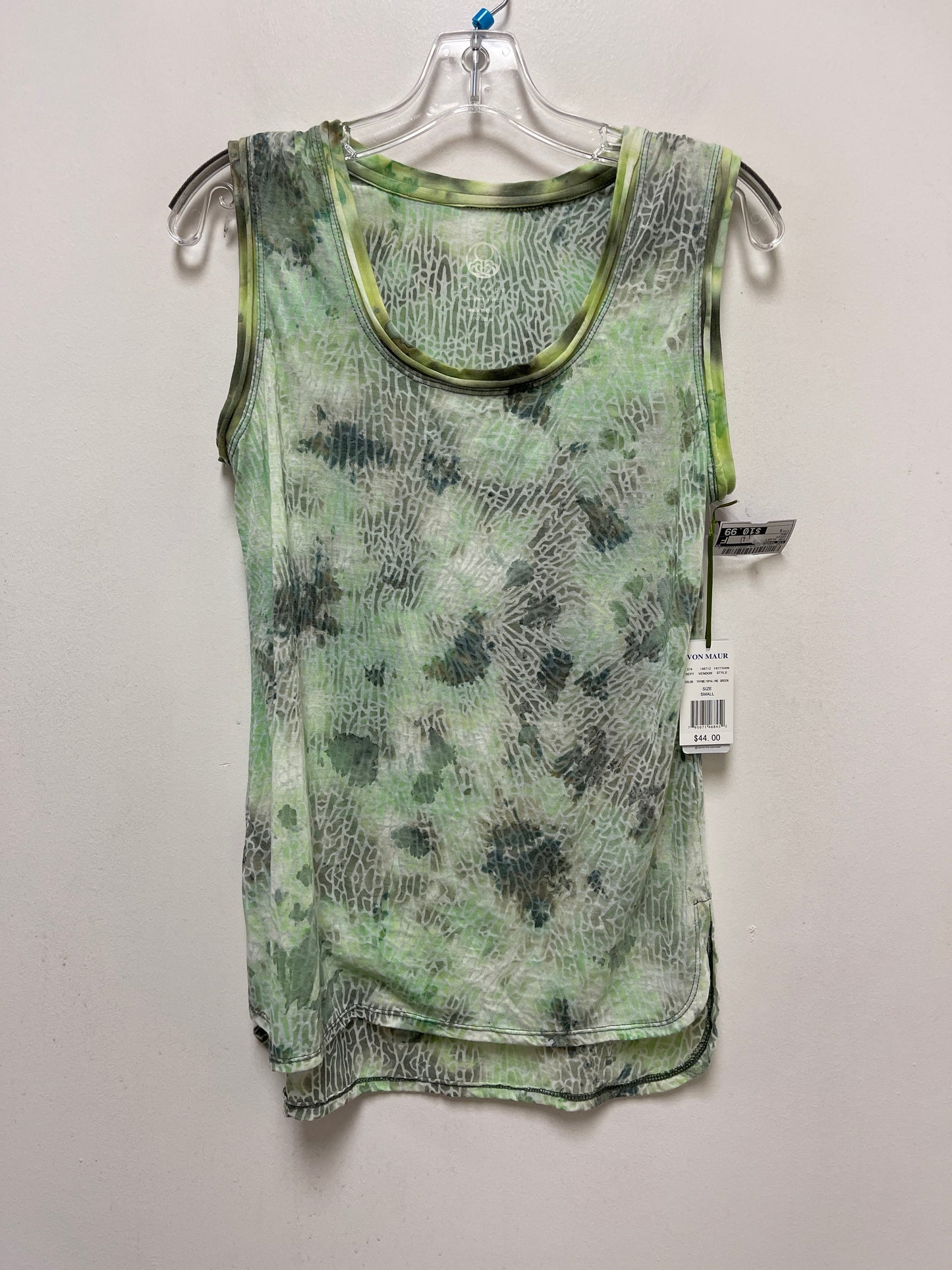 Green Top Sleeveless Te Verde, Size S