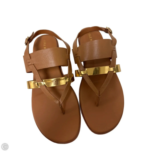 Sandals Flats By Cole-haan In Brown, Size: 8
