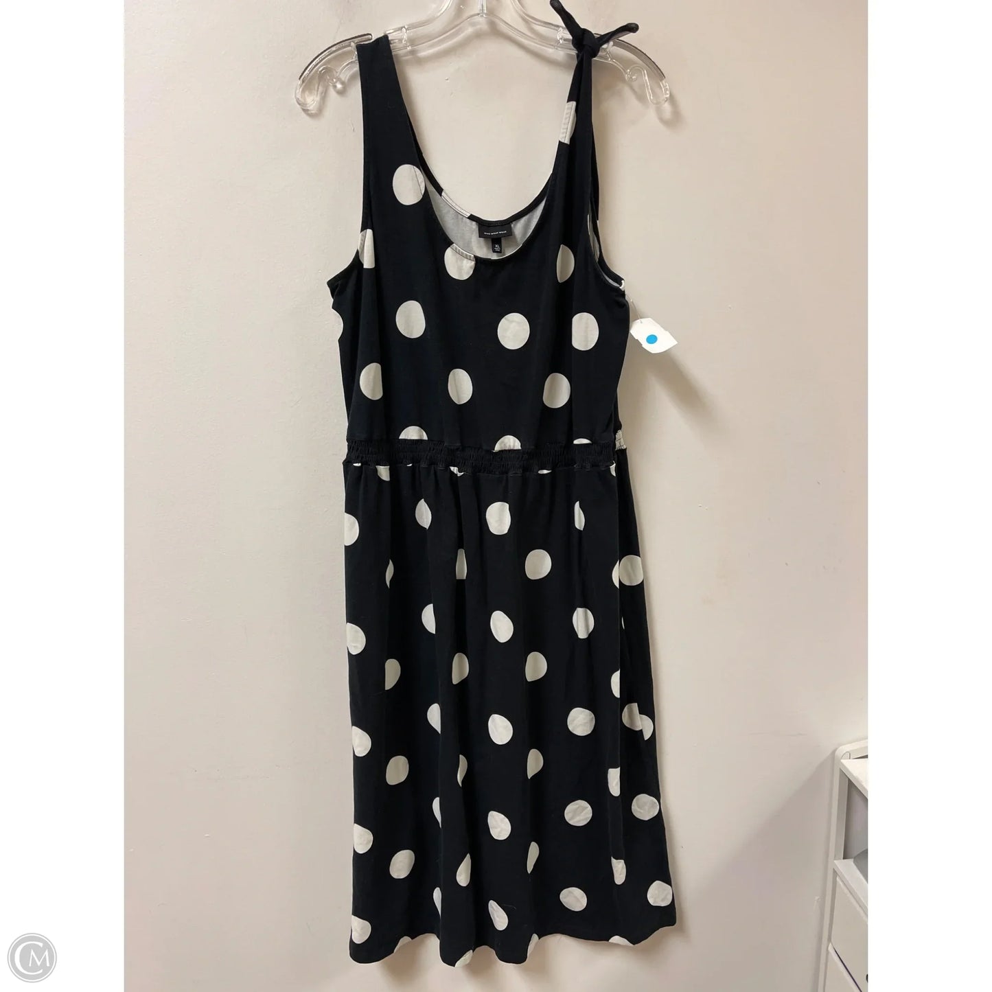 Dress Casual Midi By Who What Wear In Polkadot Pattern, Size: Xl