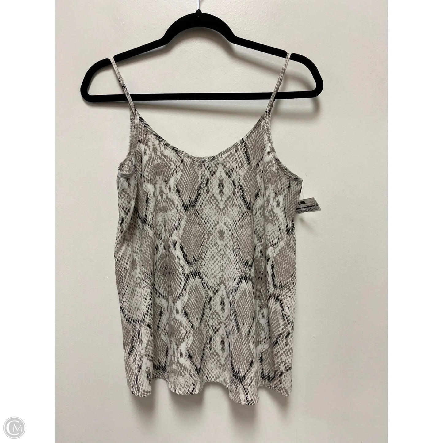 Top Sleeveless By Apt 9 In Cream, Size: S