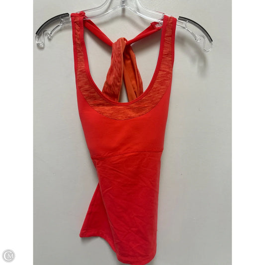 Athletic Tank Top By Lucy In Orange, Size: S