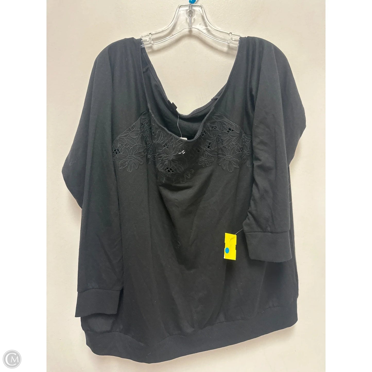 Top Long Sleeve By Torrid In Black, Size: 2x