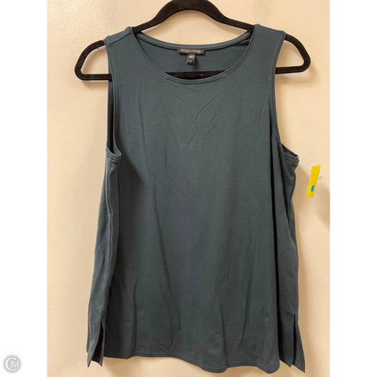 Top Sleeveless By Eileen Fisher In Navy, Size: S