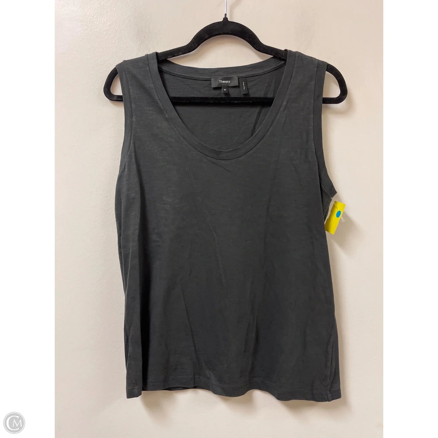 Top Sleeveless By Theory In Grey, Size: M