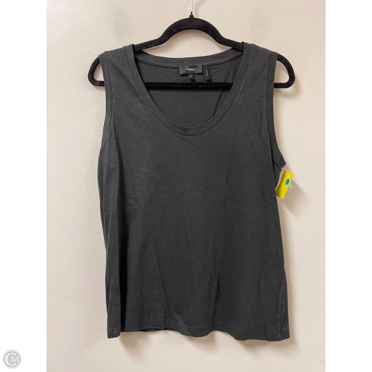 Top Sleeveless By Theory In Grey, Size: M